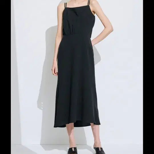 [BUNJANG] 24Time Sleeveless Long Dress (Black, Size 66) / 24타임 슬리브리스 원피스66
