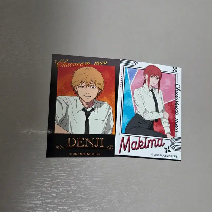 [BUNJANG] Chainsaw Man Denji Makima Mini Bromide / 체인소맨 미니 브로마이드 덴지 마키마