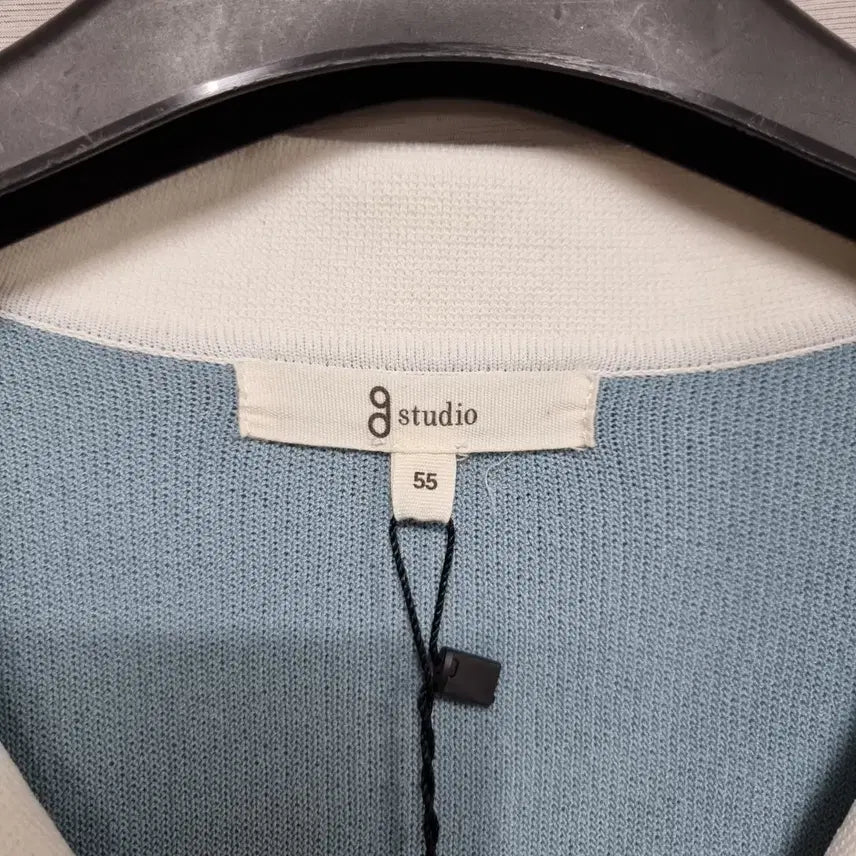 [BUNJANG] G. Studio Knit Short Sleeve Polo Shirt (Sky Blue) - Women&
