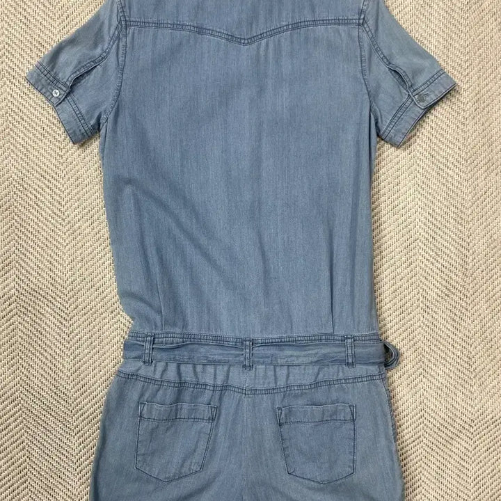[BUNJANG] Lacoste Denim Jumpsuit 34 / 라코스테 데님 점프수트 34