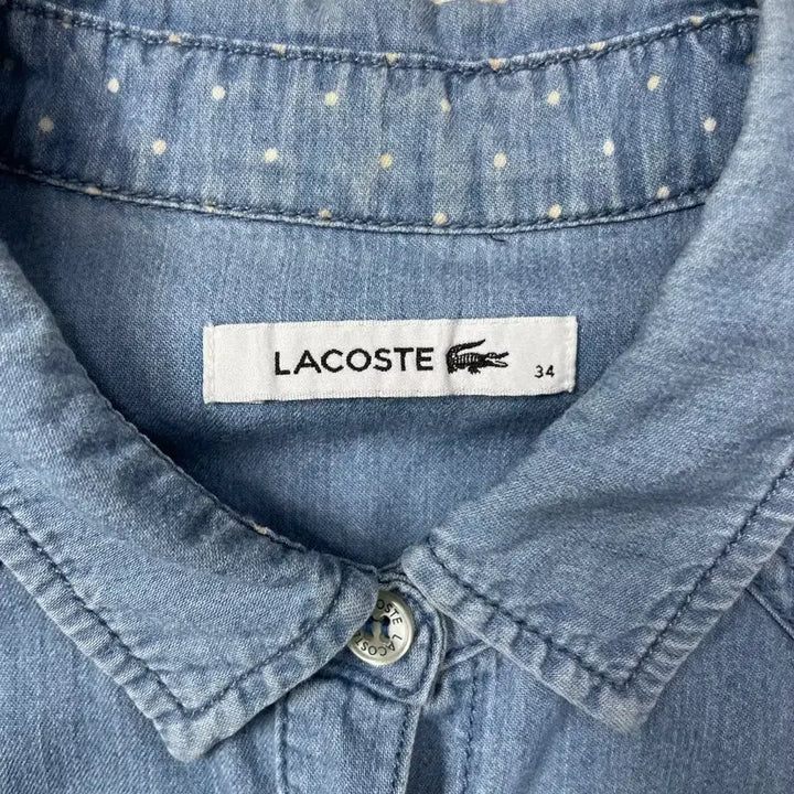 [BUNJANG] Lacoste Denim Jumpsuit 34 / 라코스테 데님 점프수트 34