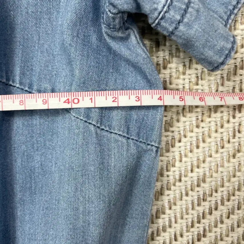 [BUNJANG] Lacoste Denim Jumpsuit 34 / 라코스테 데님 점프수트 34