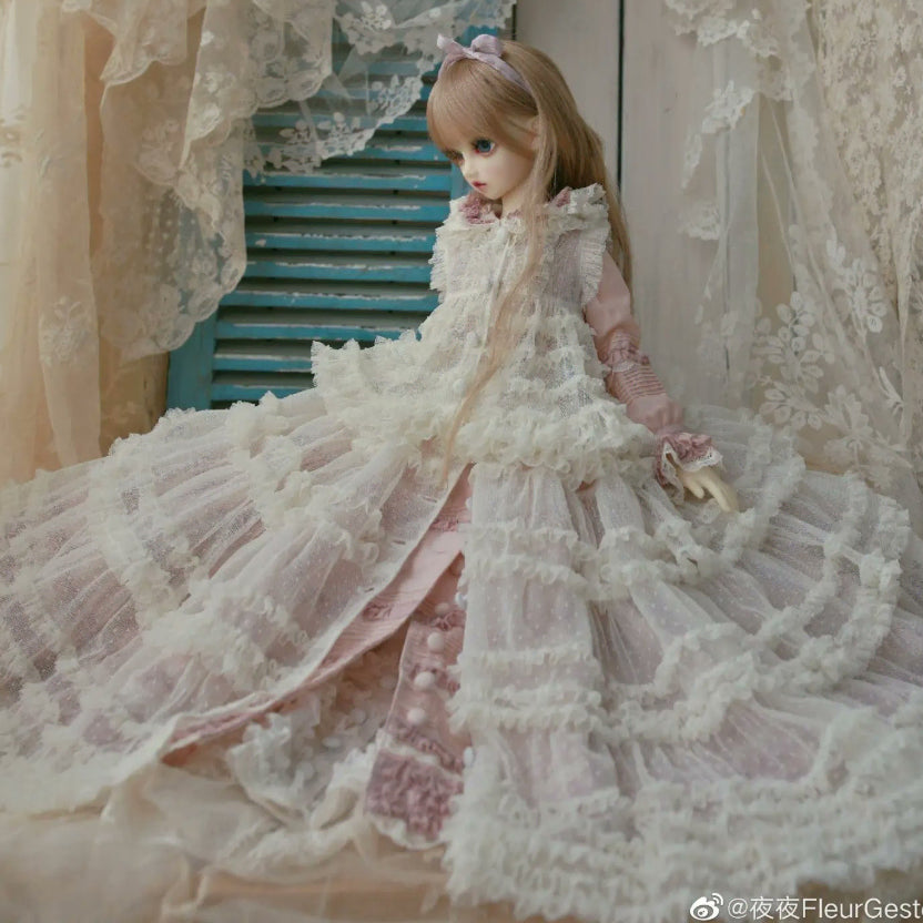 [BUNJANG] BJD Fleurgeste - Purple Strawberry Full Dress Set / BJD 구체관절인형 Fleurgeste-Purple Strawberry