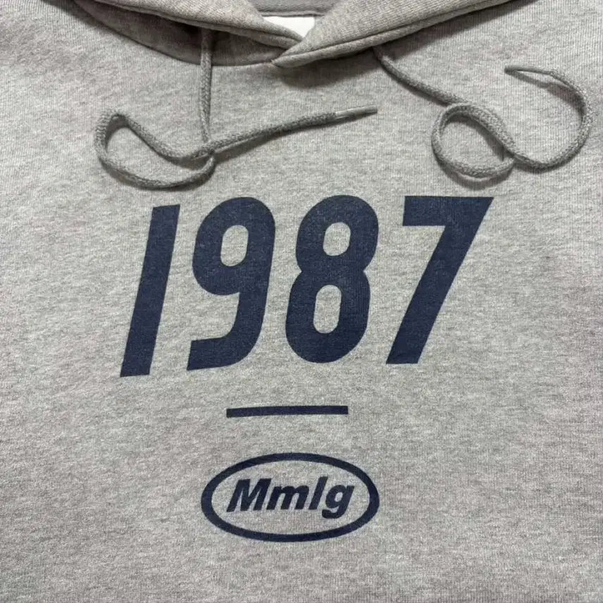 [BUNJANG] Mmlg Big Printing Deep Grey Oversized Fit Hoodie / Mmlg 후드티