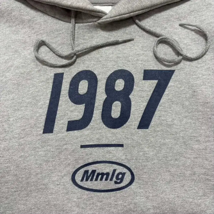[BUNJANG] Mmlg Big Printing Deep Grey Oversized Fit Hoodie / Mmlg 후드티