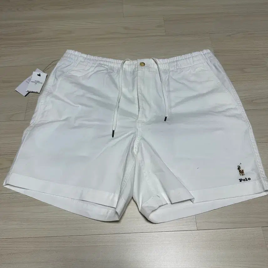[BUNJANG] Polo Ralph Lauren Classic Fit Prepster Shorts - White (L) / (미사용 새상품)클래식 핏 폴로 랄프로렌 프렙스터 반바지 - 화이트(L)