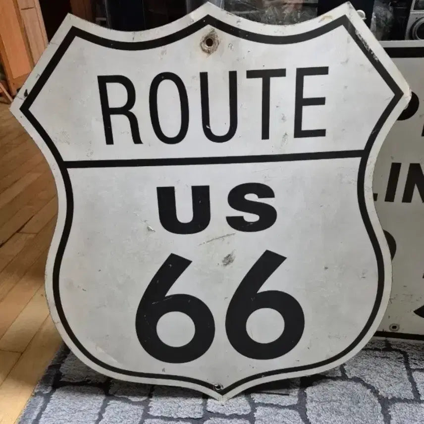 [BUNJANG] ROUTE US 66 Historic Metal Sign / 미국인들이 사랑하는 도로 ROUTE US 66 사인