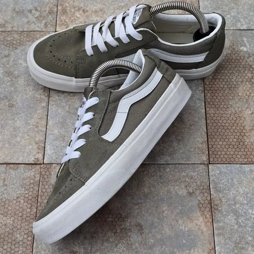 [BUNJANG] Vans Skate Low Khaki Sneakers / (230)반스 스케이트 로우 카키 스니커즈