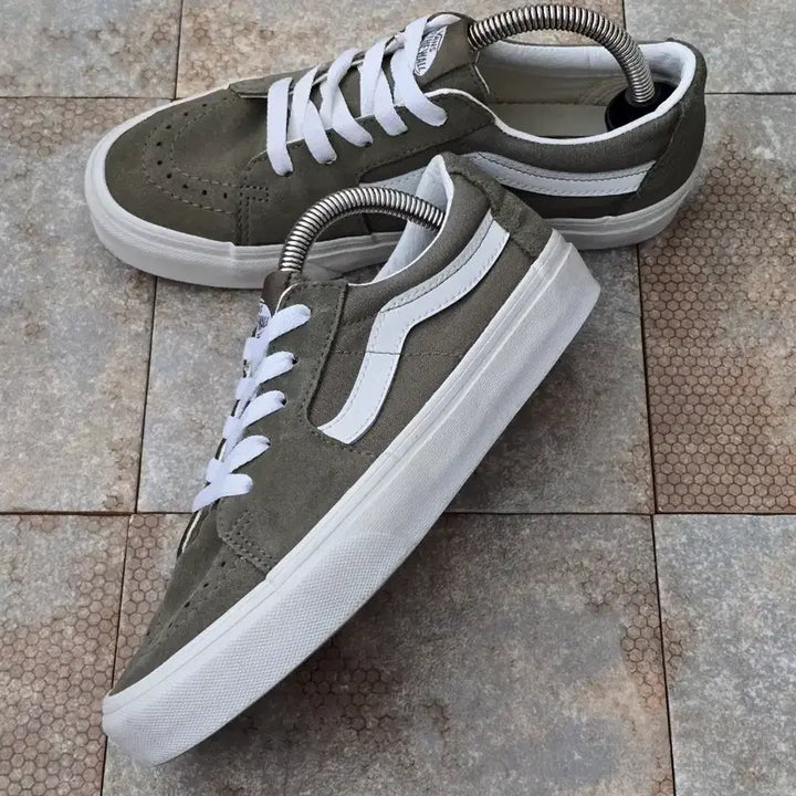 [BUNJANG] Vans Skate Low Khaki Sneakers / (230)반스 스케이트 로우 카키 스니커즈