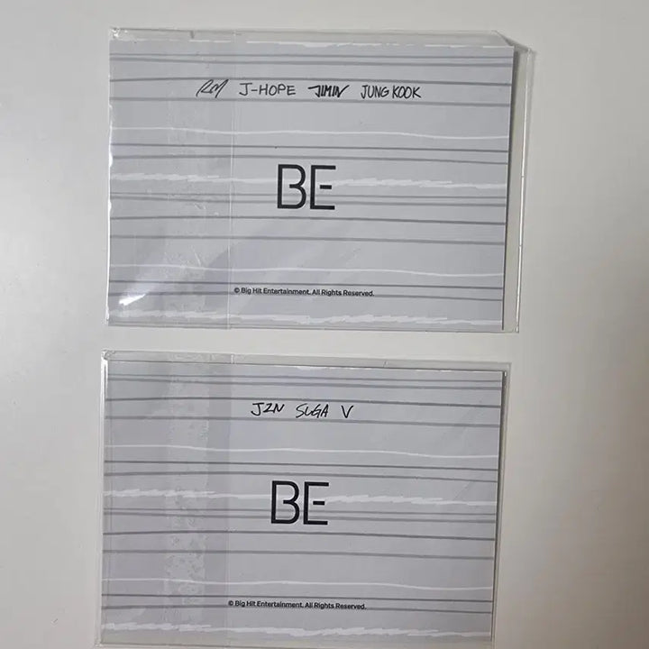 [BUNJANG] BTS BE Eco Bag Unit Photocard Bundle Set / 방탄 BE에코백 유닛 포카 세트 2장