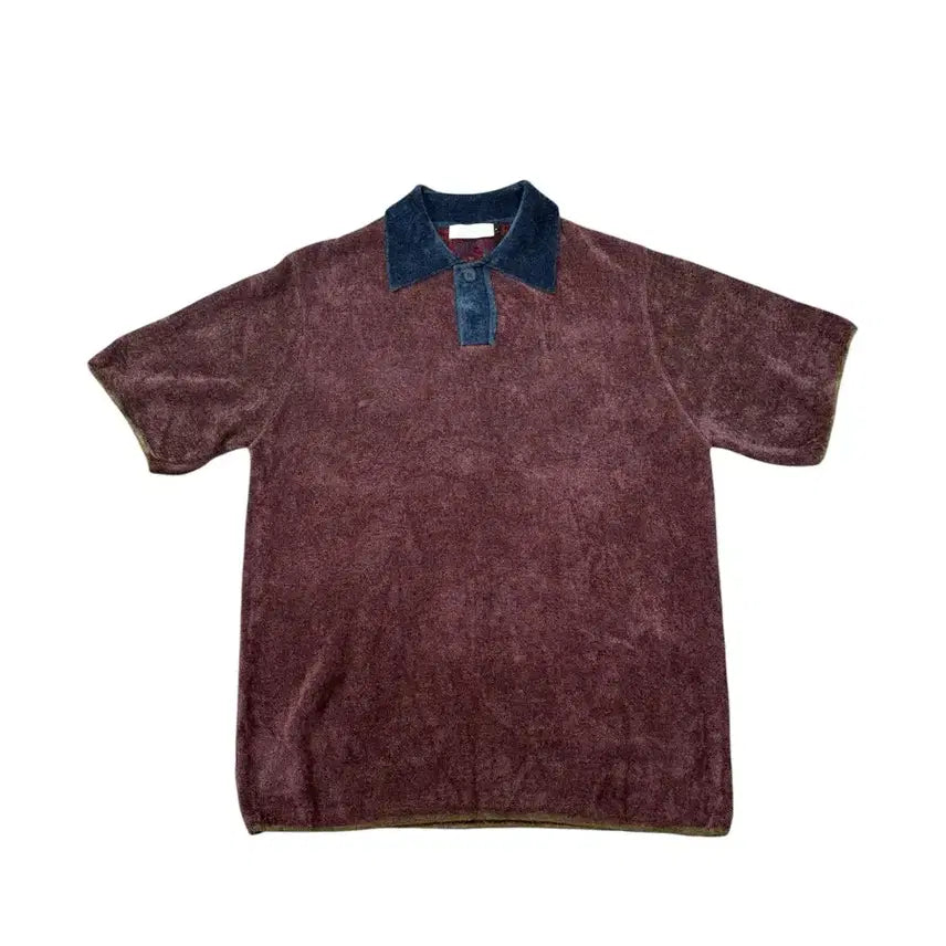 [BUNJANG] AMOMENTO Jacquard Collar Knit Top / 아모멘토(AMOMENTO)자카드 칼라 니트