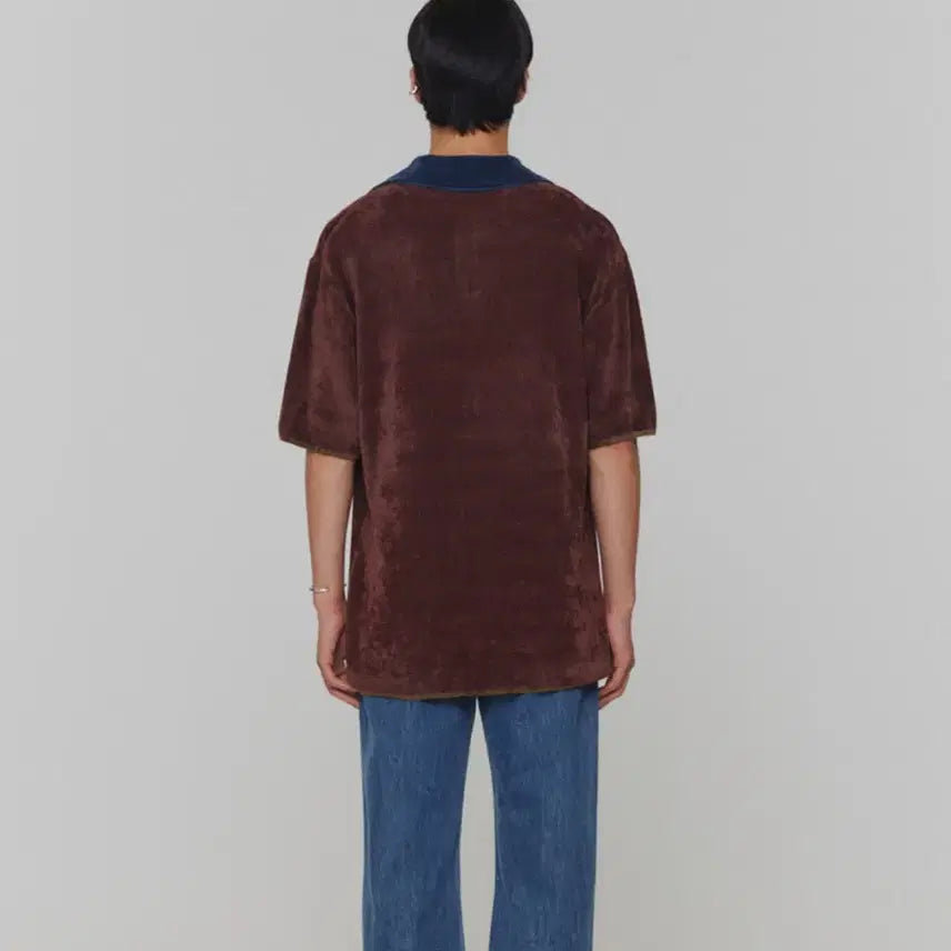 [BUNJANG] AMOMENTO Jacquard Collar Knit Top / 아모멘토(AMOMENTO)자카드 칼라 니트