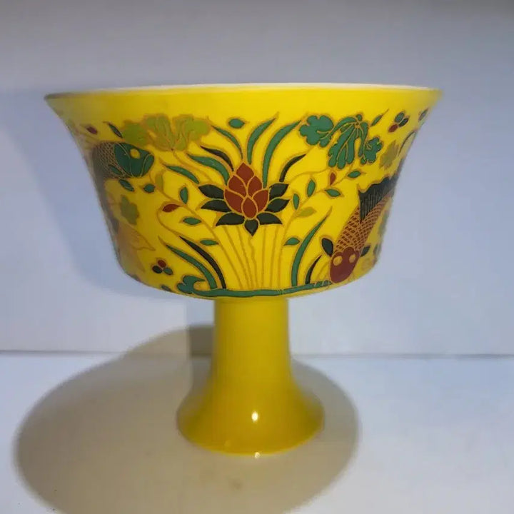 [BUNJANG] Chinese Celadon Porcelain High-Footed Wine Cup / 중국도자기 고족 박태잔