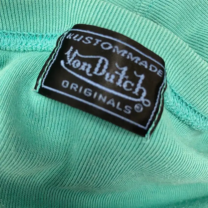 [BUNJANG] Von Dutch Cubic Logo Knit Top / 본더치 큐빅로고 포인트 반팔 니트 092