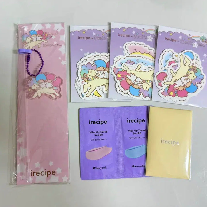 [BUNJANG] NMIXX Jiwoo Photocard, Straw, and Sticker Set / 아이레시피X리틀트윈스타 빨대 스티커3개 엔믹스 지유 포카 일괄