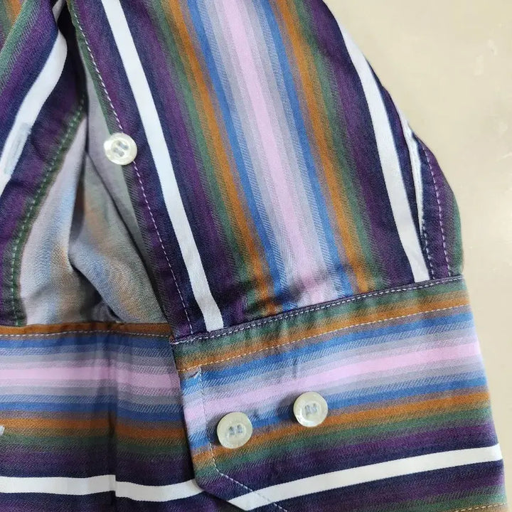 [BUNJANG] ETRO Multi Stripe Shirt / ETRO 에트로 멀티 스트라이프 셔츠