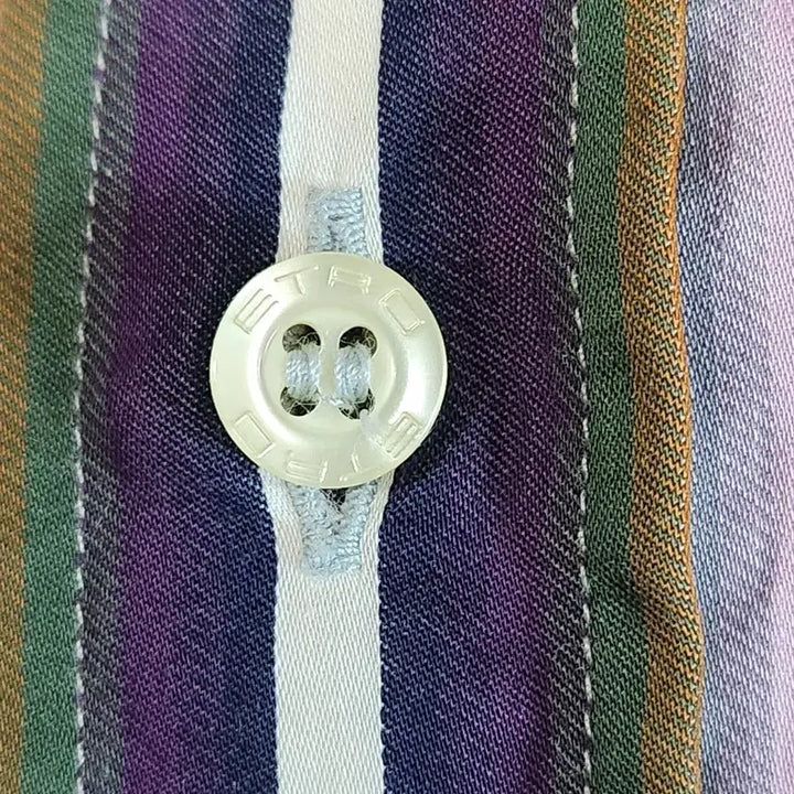 [BUNJANG] ETRO Multi Stripe Shirt / ETRO 에트로 멀티 스트라이프 셔츠