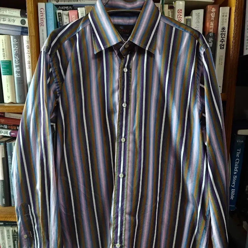 [BUNJANG] ETRO Multi Stripe Shirt / ETRO 에트로 멀티 스트라이프 셔츠