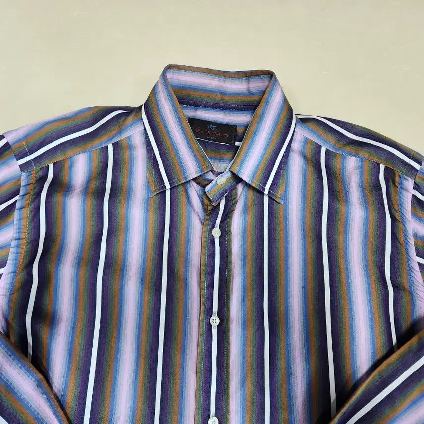 [BUNJANG] ETRO Multi Stripe Shirt / ETRO 에트로 멀티 스트라이프 셔츠