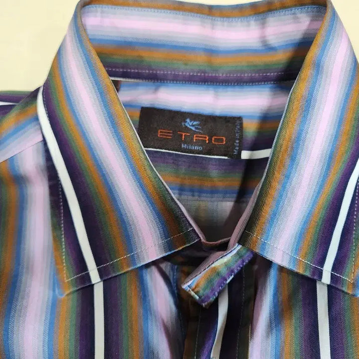 [BUNJANG] ETRO Multi Stripe Shirt / ETRO 에트로 멀티 스트라이프 셔츠