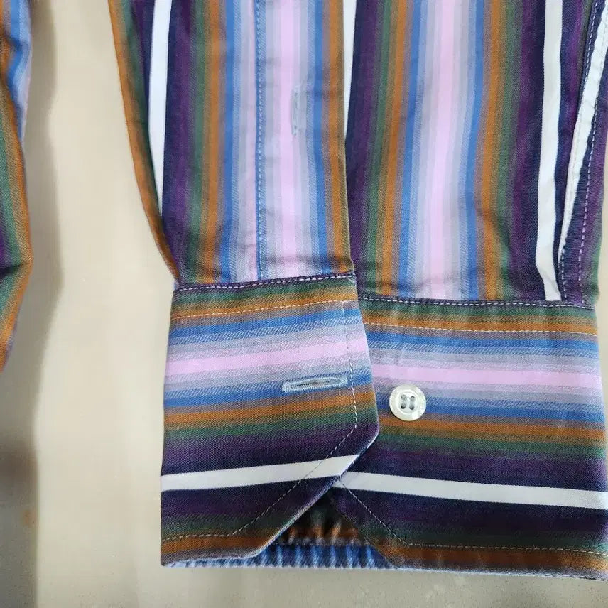 [BUNJANG] ETRO Multi Stripe Shirt / ETRO 에트로 멀티 스트라이프 셔츠