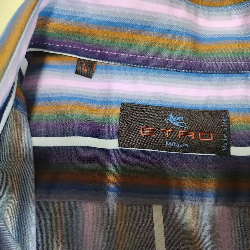 [BUNJANG] ETRO Multi Stripe Shirt / ETRO 에트로 멀티 스트라이프 셔츠