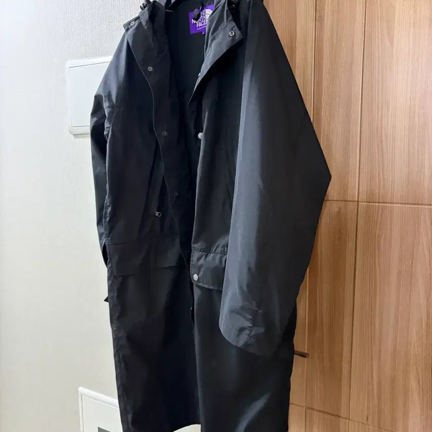 [BUNJANG] The North Face Purple Label Mountain Wind Coat - Black / [L]노스페이스 퍼플라벨 마운틴 윈드 코트 블랙
