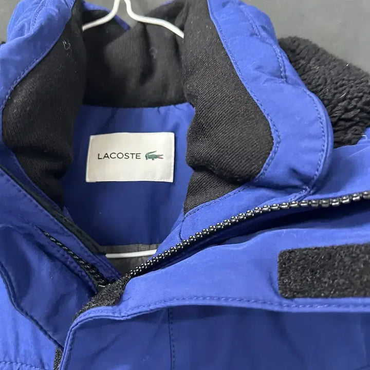 [BUNJANG] Lacoste Blue Hooded Padded Jumper / 라코스테 블루 후드 패딩 점퍼
