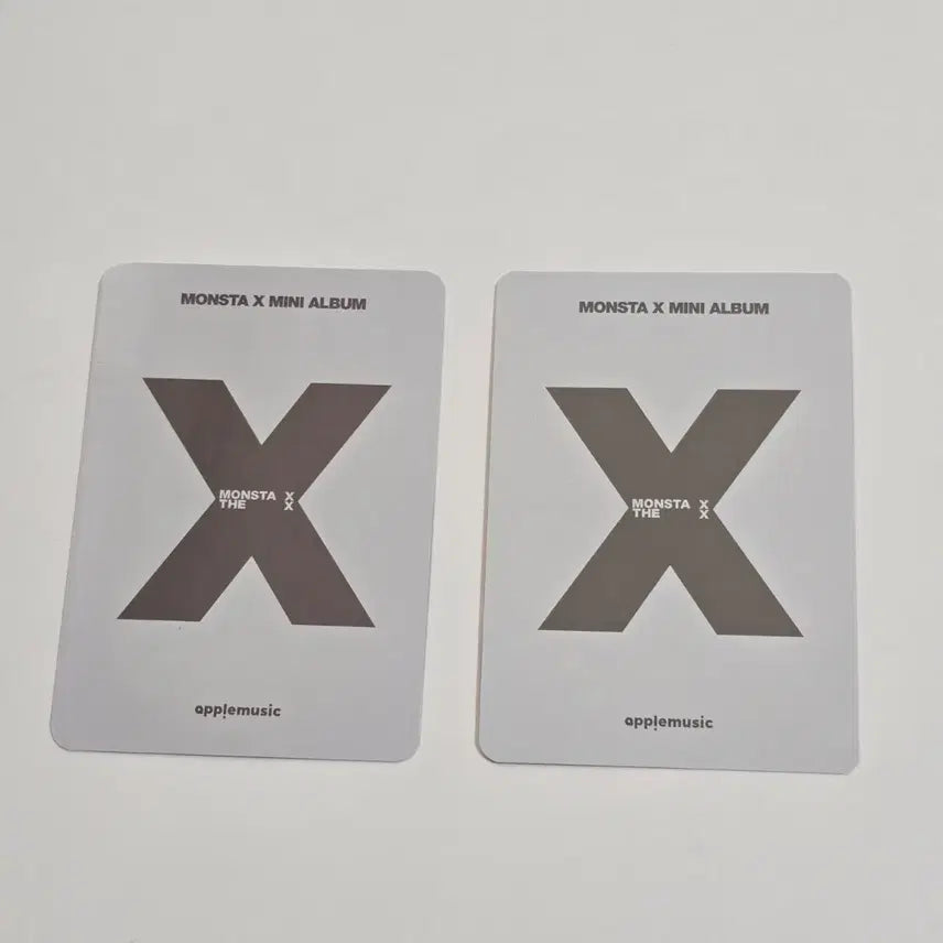 [SOLD OUT] 몬스타엑스 애플뮤직 미공포 민혁 기현 포카 2장 일괄