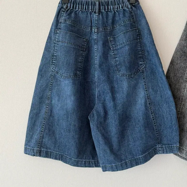 [BUNJANG] Wide Bermuda Denim Shorts / 새제품  와이드 버뮤다 청 반바지