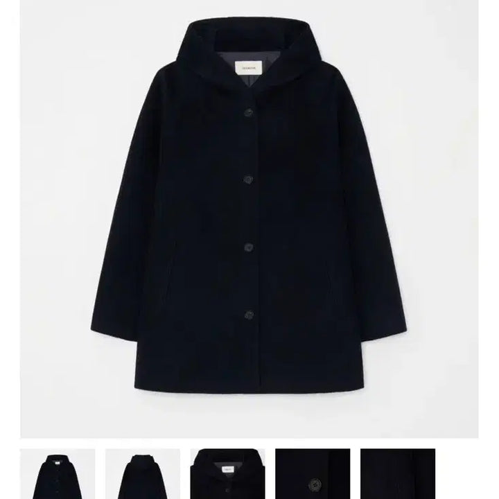 [BUNJANG] Selly &amp; Lyon Cashmere Hoodie Coat Navy / 셀리앤리옹 캐시미어 후디 코트 네이비
