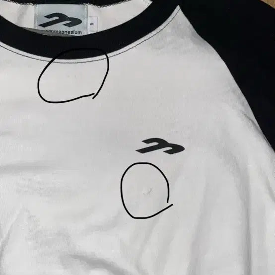 [BUNJANG] Seolrano Magnesium Raglan Long Sleeve White / 설라노 x 탄산 마그네슘 나그랑 혼 롱슬리브 화이트