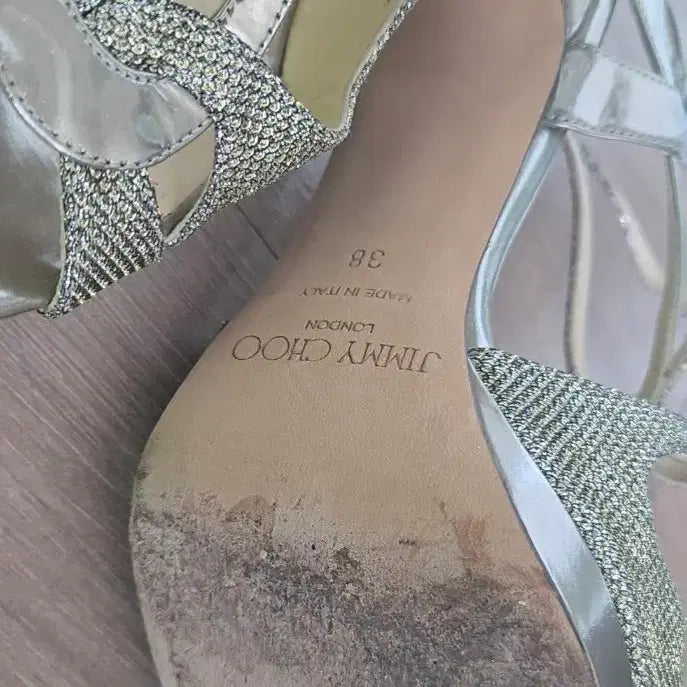 [BUNJANG] Jimmy Choo High Heel Sandals / 새상품급/지미추/하이힐 샌달/38/풀