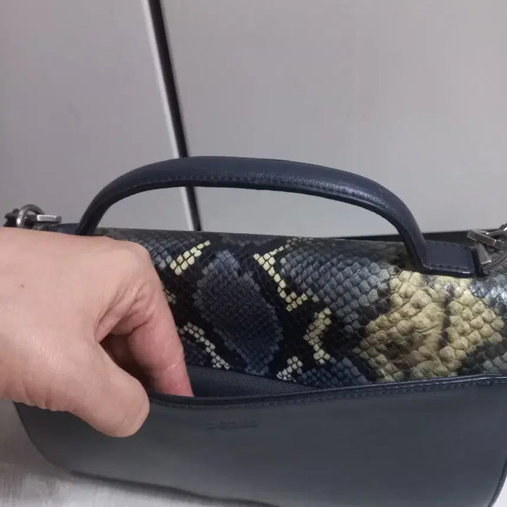 [BUNJANG] Decke New Leslie Python Shoulder Bag / 덱케 뉴 레슬리. 파이톤. 숄더백 겸 크로스백