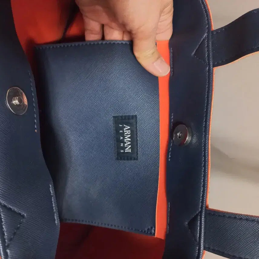 [BUNJANG] Armani Jeans Navy Tote Bag / 알마니 아르마니 진스. 토트백. 네이비