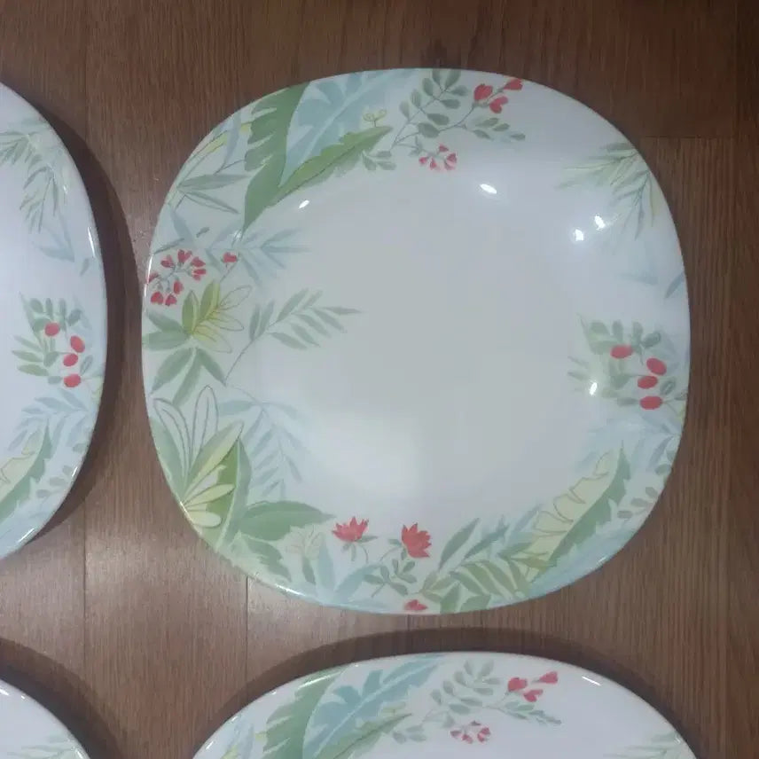 [BUNJANG] Arcopal Tropical Pattern Plate / 빈티지 아코팔 접시 트로피칼 무늬