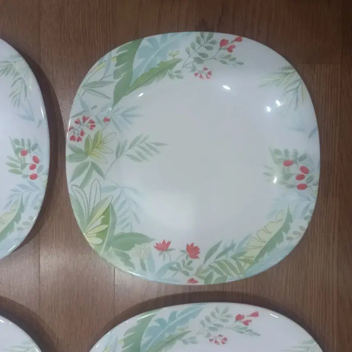 [BUNJANG] Arcopal Tropical Pattern Plate / 빈티지 아코팔 접시 트로피칼 무늬