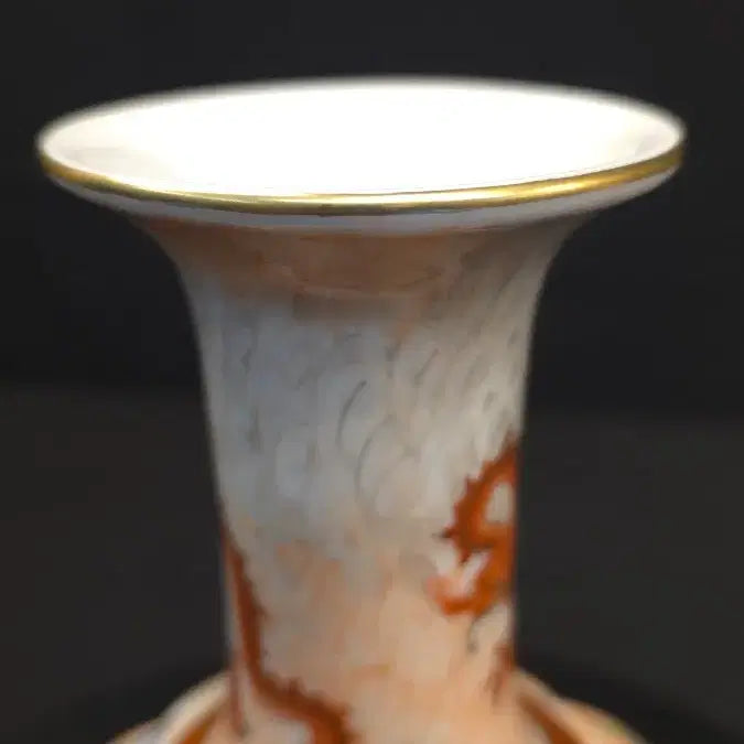[BUNJANG] Qing Dynasty Enamel Vase with Four Heavenly Kings Motif / 260616-3 황실법랑 사대천왕 장경병