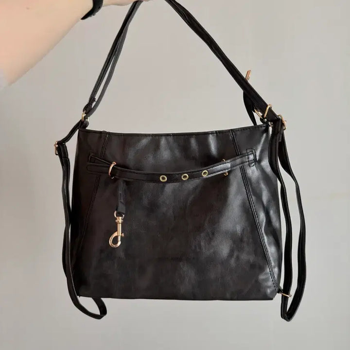 [BUNJANG] Unused Two-Way Shoulder Bag Leather Backpack / 개봉 미사용 여자 투웨이 숄더백 백팩 레더백팩