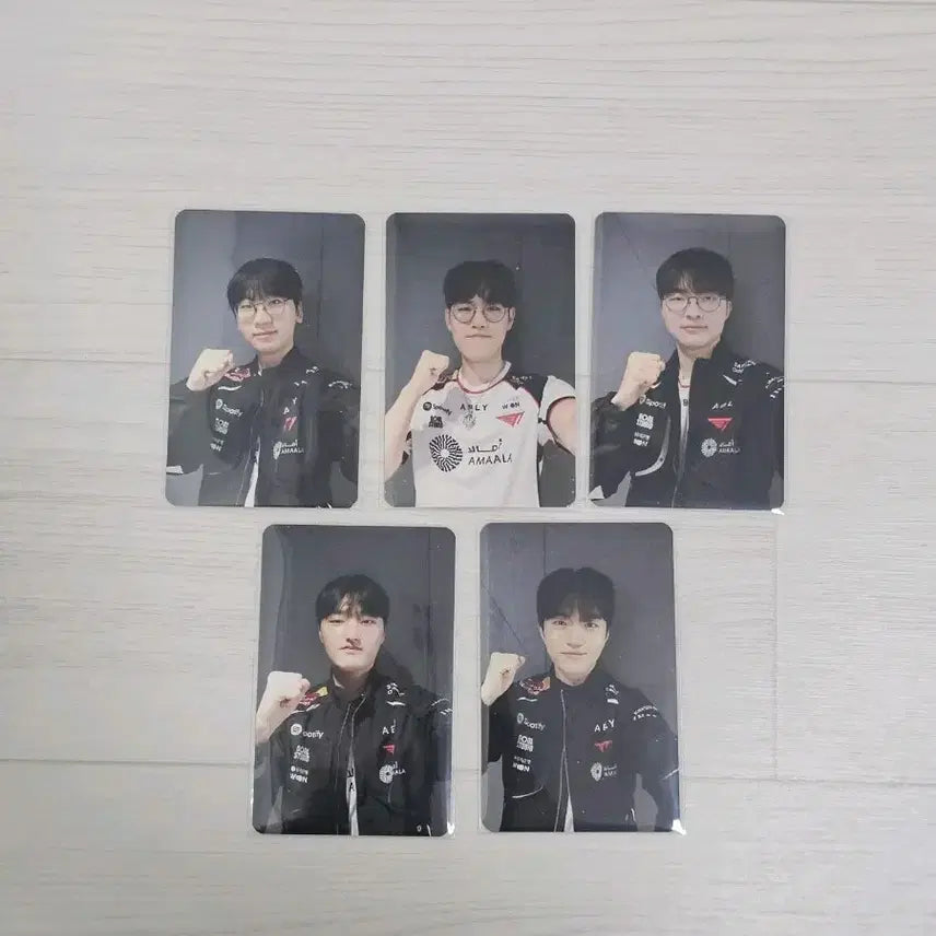 [BUNJANG] T1 Booth Photocard Bundle Set / [일괄/급처] T1 티원존 페이커 도란 오너 페이즈 케리아 포카 포토카드