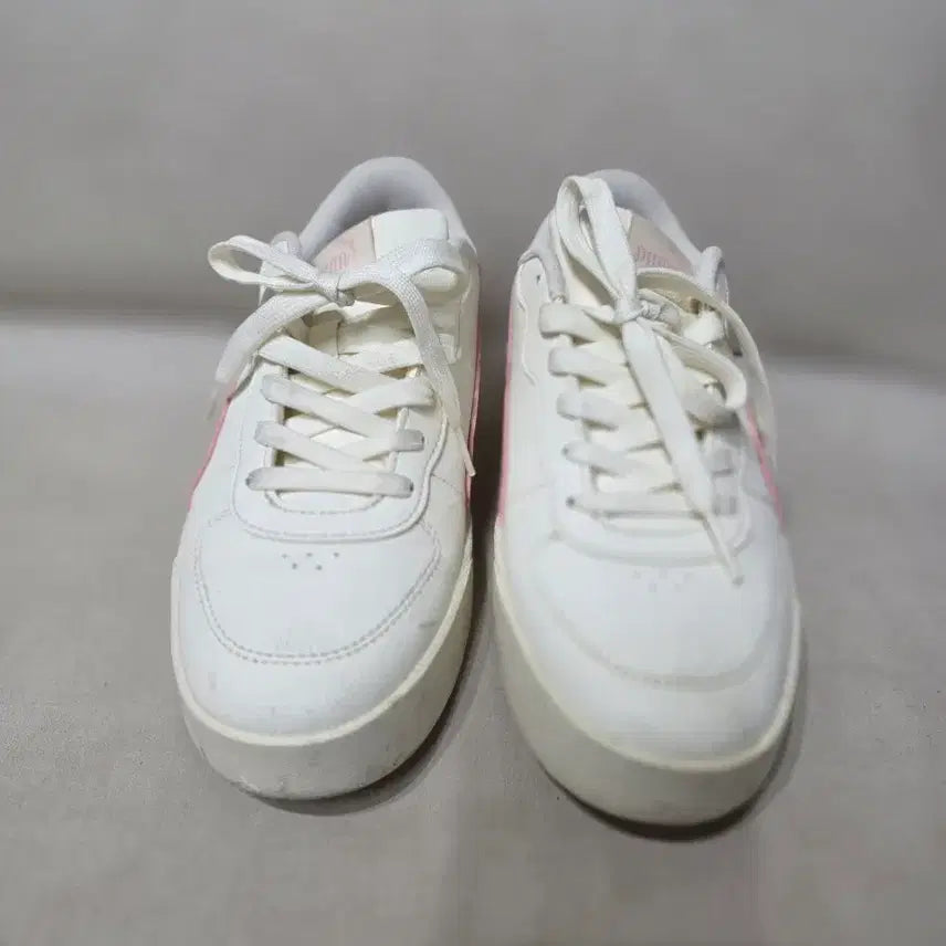 [BUNJANG] Puma White Pink Sneakers / 푸마 화이트 핑크 스니커즈 운동화