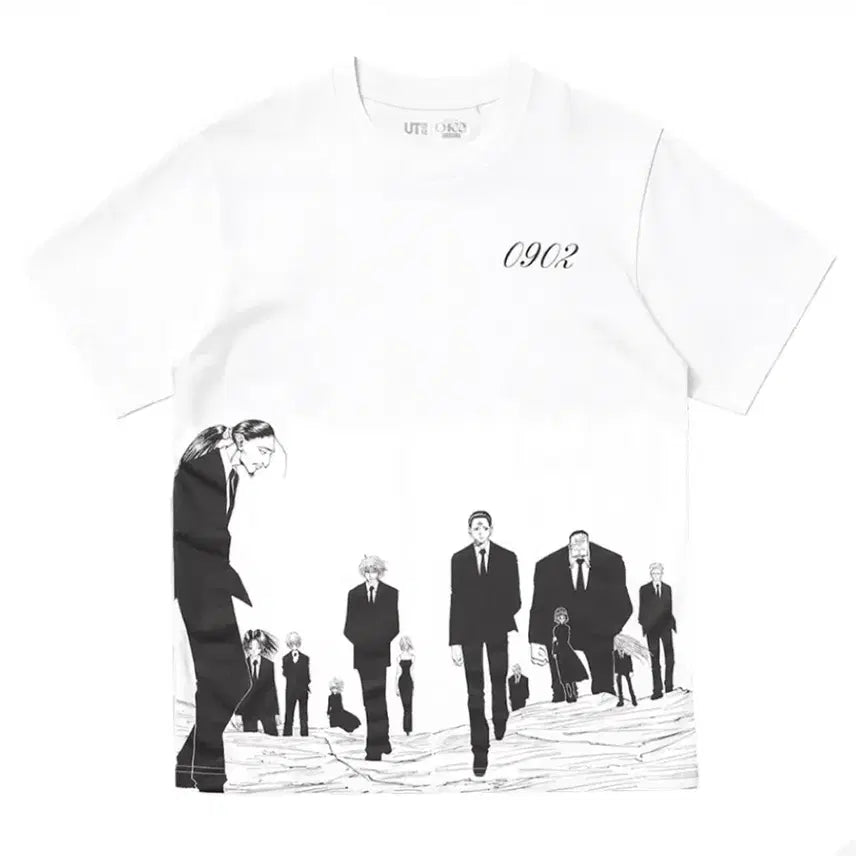 [BUNJANG] Uniqlo Hunter x Hunter White T-shirt / UT 유니클로 헌터x헌터 흰색 티셔츠