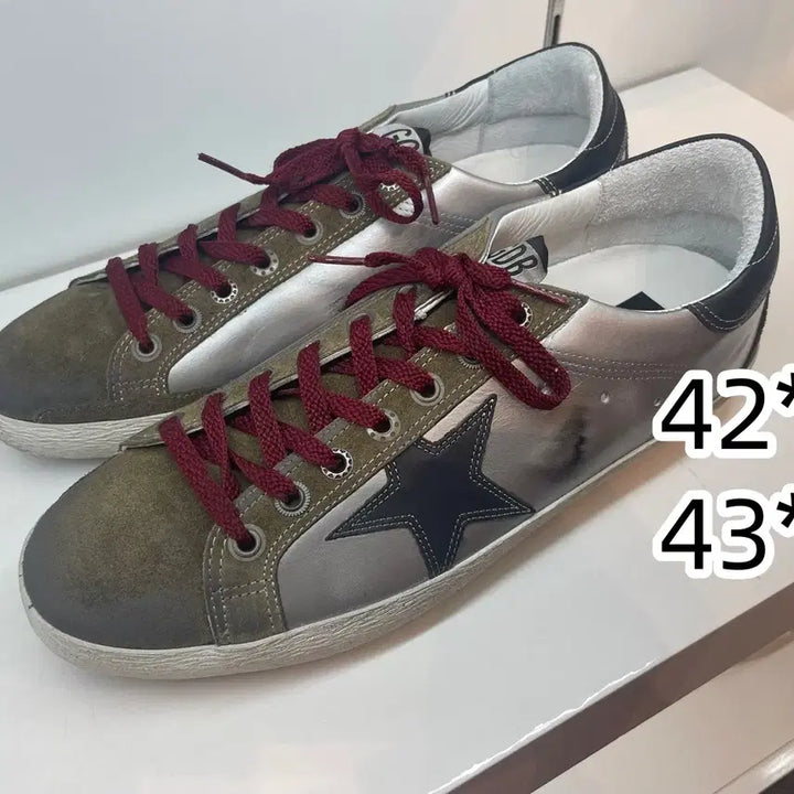 [BUNJANG] Golden Goose Silver Suede Sneakers / 골든구스 실버 스웨이드 스니커즈