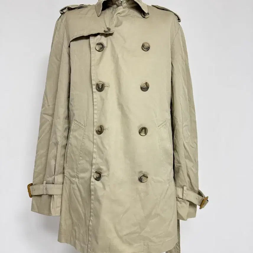 [BUNJANG] TRAD CLUB Beige Trench Coat / TRAD CLUB 베이지 트렌치 코트