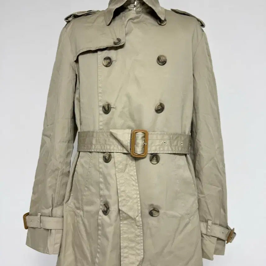 [BUNJANG] TRAD CLUB Beige Trench Coat / TRAD CLUB 베이지 트렌치 코트