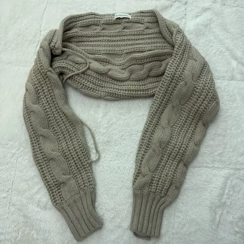 [BUNJANG] 3Times Cable Wool Bolero / 쓰리타임즈 케이블 울 볼레로