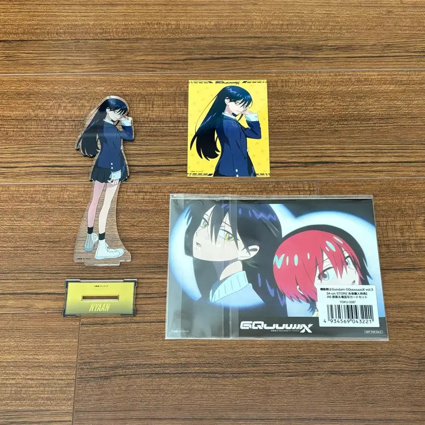[BUNJANG] Gundam Zaku Acrylic Card &amp; Paper POB Bundle Set / 건담 지쿠악스 냐안 아크릴 카드 지류 특전 세트 일괄
