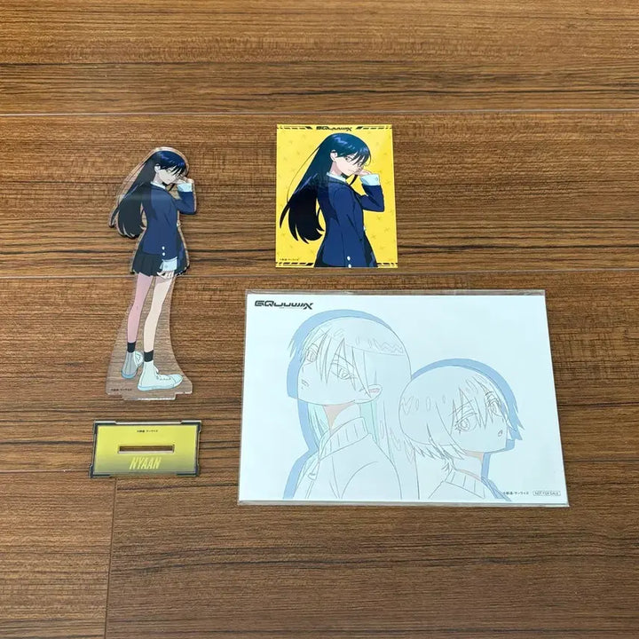 [BUNJANG] Gundam Zaku Acrylic Card &amp; Paper POB Bundle Set / 건담 지쿠악스 냐안 아크릴 카드 지류 특전 세트 일괄