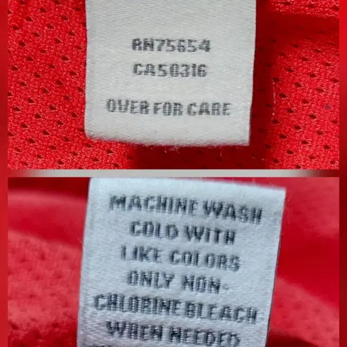 [BUNJANG] Abercrombie &amp; Fitch Vintage Patch Windbreaker (Red) / [L] 아베크롬비 &amp; 피치 빈티지 패치 윈드브레이커 (레드)