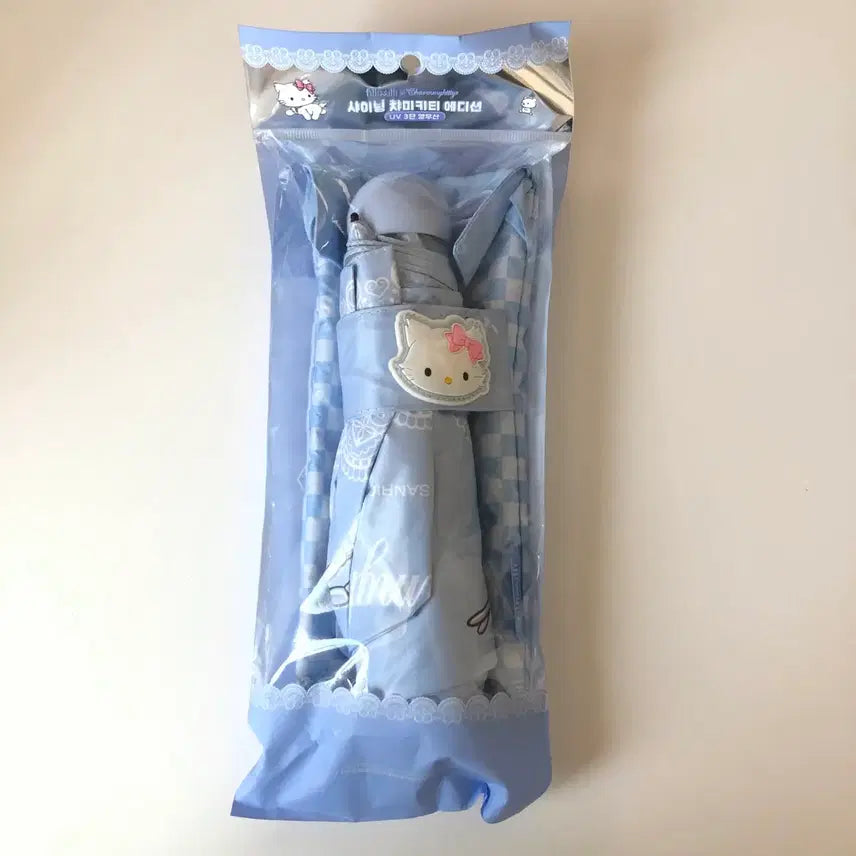 [BUNJANG] Charmmy Kitty UV 3-Section Folding Umbrella / 챠미키티 UV 3단 양우산